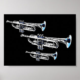 Póster Trumpet Trio