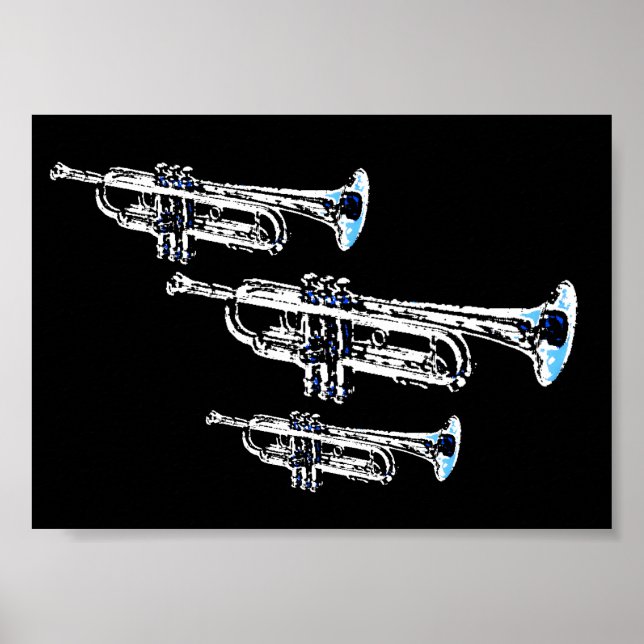 Póster Trumpet Trio (Frente)