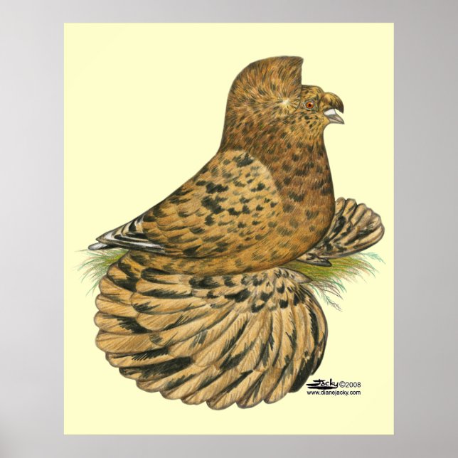 Póster Trumpeter en inglés Almond (Frente)