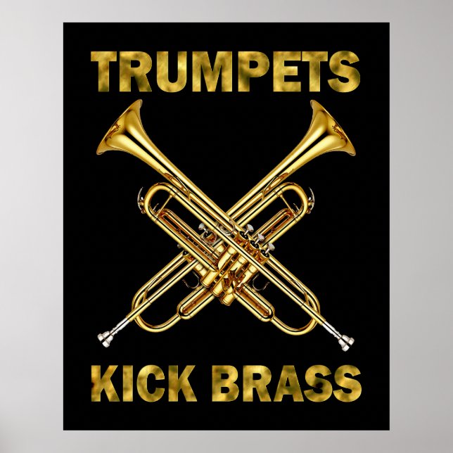Póster Trumpets Kick Brass Poster (Frente)