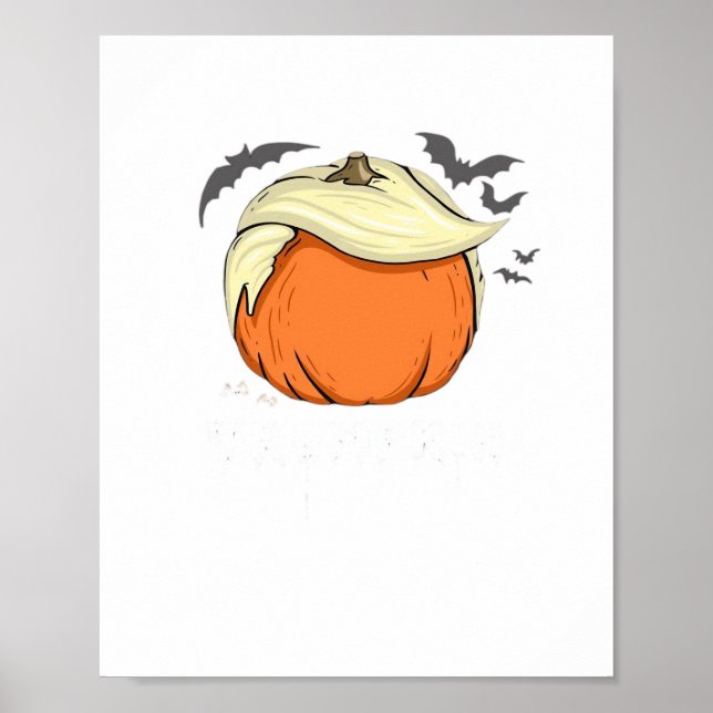 Póster Trumpkin, Donald Halloween (Frente)