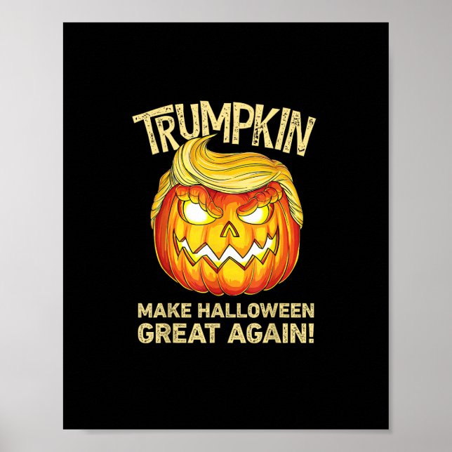Póster Trumpkin hace que Halloween sea grande otra vez ca (Frente)