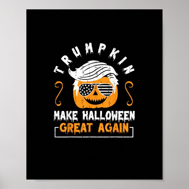 Póster Trumpkin hace que Halloween sea grande otra vez ca (Frente)