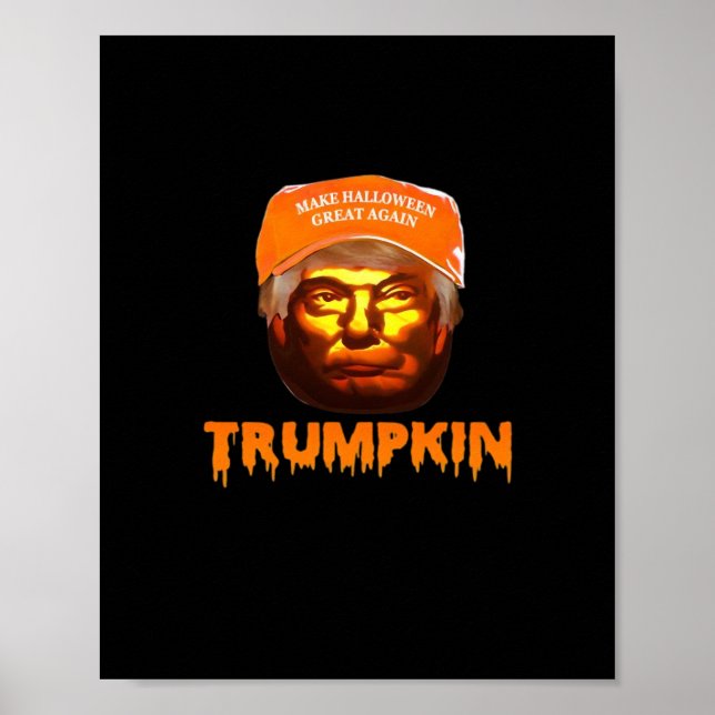 Póster Trumpkin hace que Halloween sea grande otra vez es (Frente)