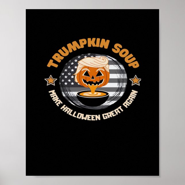 Póster Trumpkin hace que Halloween sea grande otra vez so (Frente)