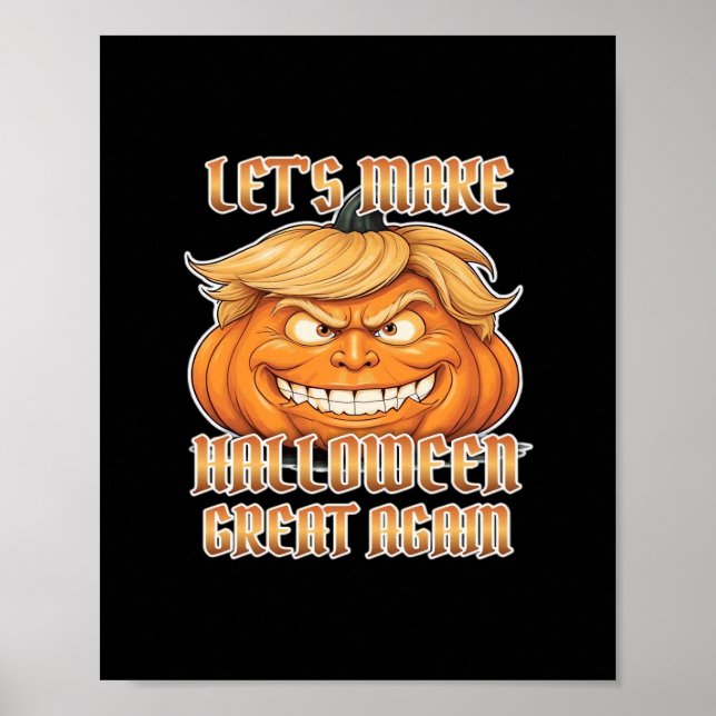 Póster Trumpkin Hagamos de Halloween un gran clásico (Frente)