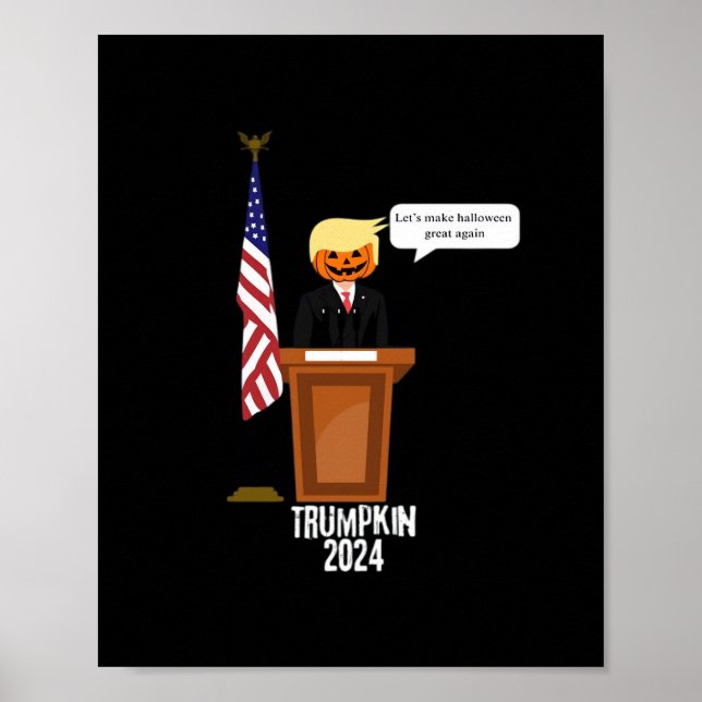 Póster Trumpkin Hagamos de Halloween un gran clásico (Frente)