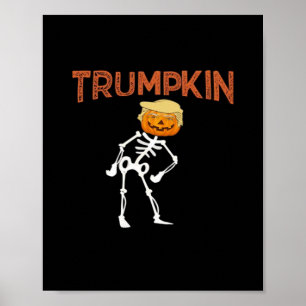 Póster Trumpkin Halloween Funny Classic