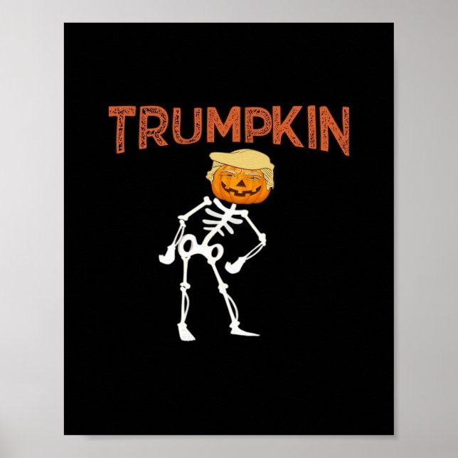 Póster Trumpkin Halloween Funny Classic (Frente)