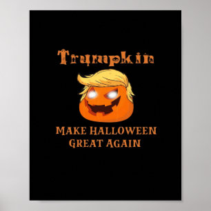 Póster Trumpkin Halloween: Haz que Halloween vuelva a ser