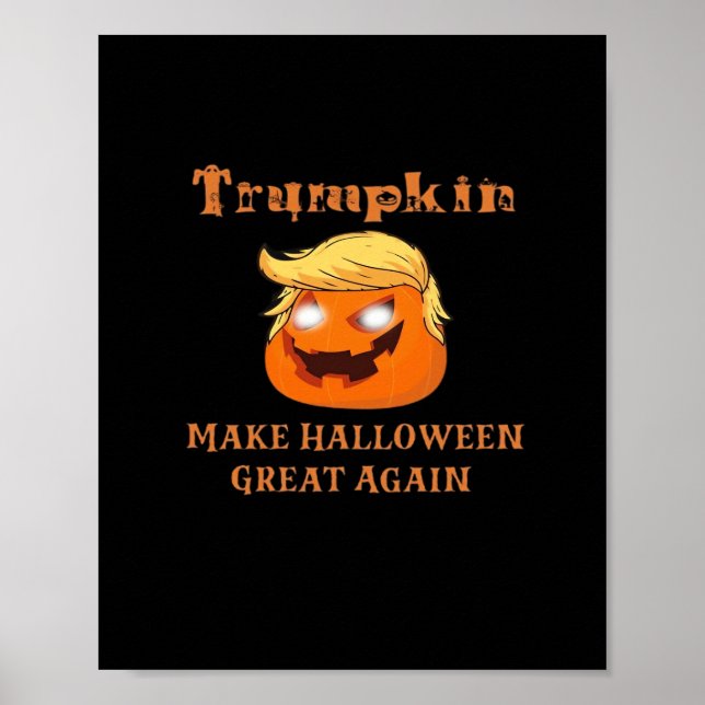 Póster Trumpkin Halloween: Haz que Halloween vuelva a ser (Frente)