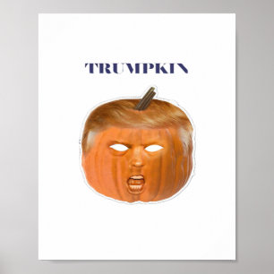 Póster Trumpkin Halloween Mask Classic