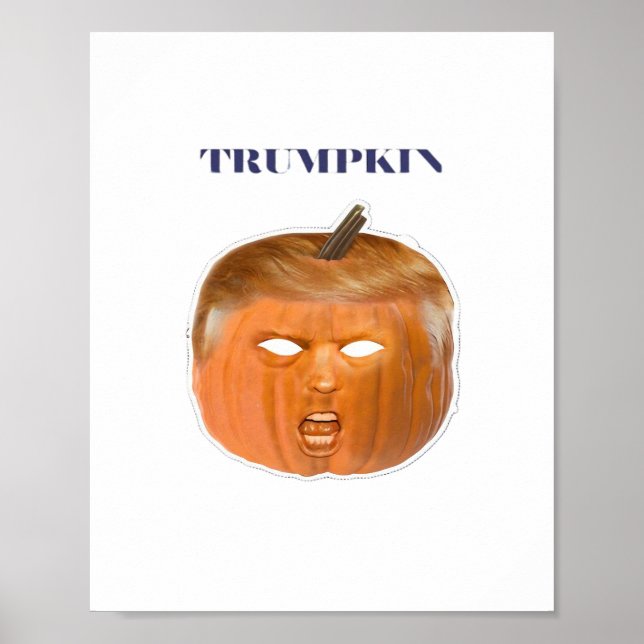Póster Trumpkin Halloween Mask Classic (Frente)