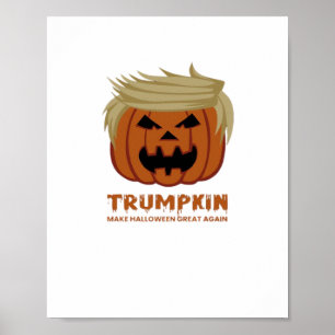 Póster Trumpkin - Haz que Halloween sea grande de nuevo d