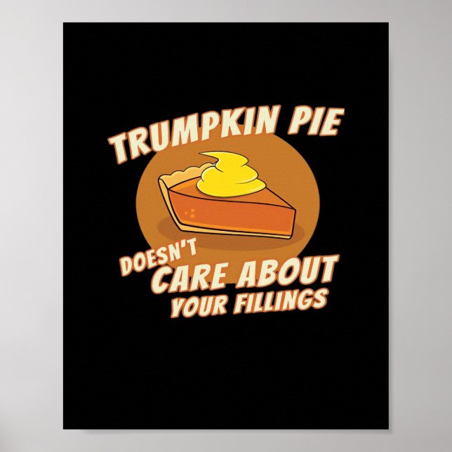 Póster Trumpkin Pie hace que Halloween sea grande de nuev (Frente)