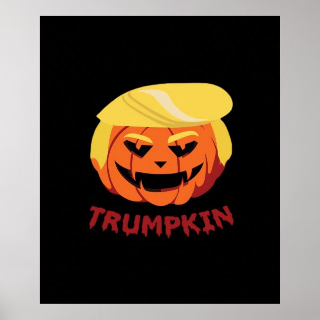 Póster Trumpkin Scary Halloween Gift Classic (Frente)