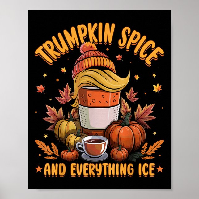 Póster Trumpkin Sce Y Todo Hielo Liberal Otoño Hallo (Frente)