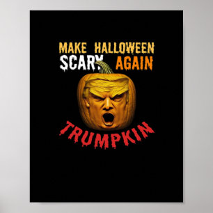 Póster Trumpkin vuelve a asustar a Halloween - Funny Dona