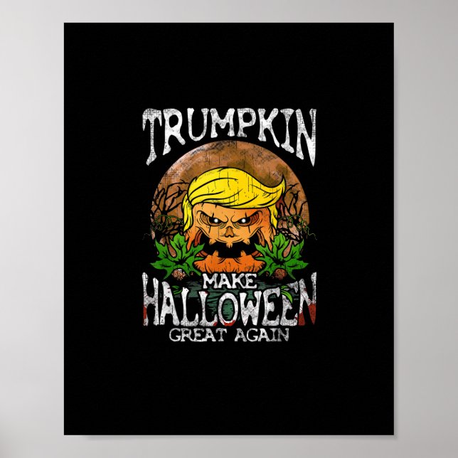 Póster Trumpkin vuelve a hacer de Halloween un regalo gra (Frente)
