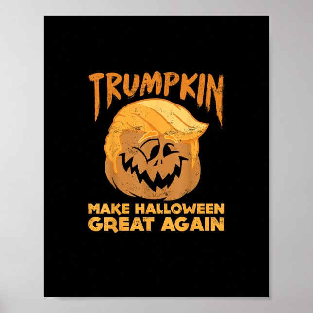 Póster Trumpkin vuelve a hacer de Halloween una gran polí (Frente)