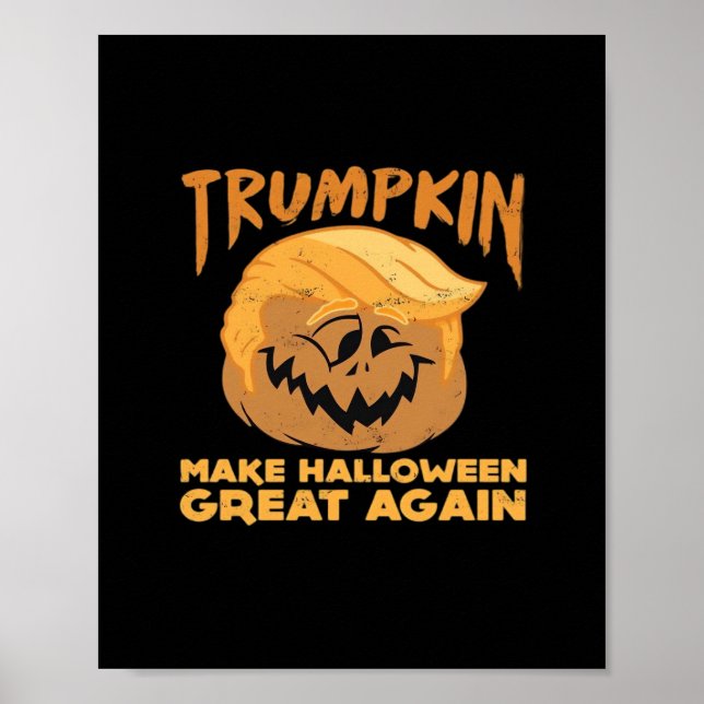 Póster Trumpkin vuelve a hacer grande a Halloween (Frente)