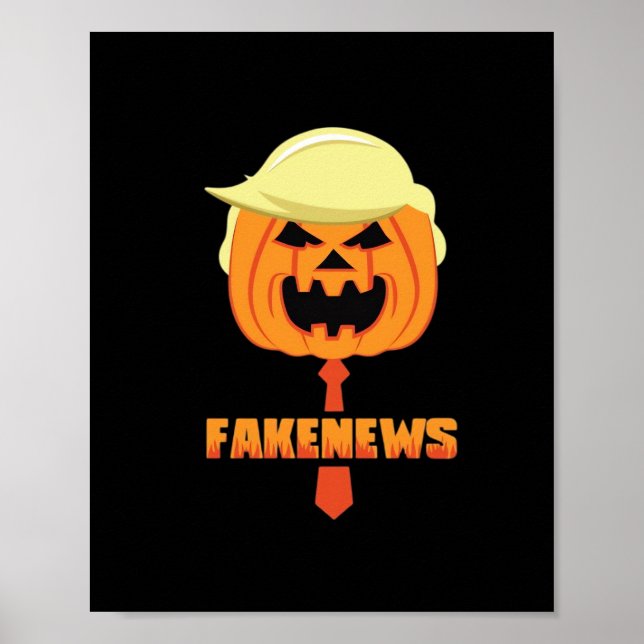Póster Trumpkin vuelve a hacer grande a Halloween (Frente)