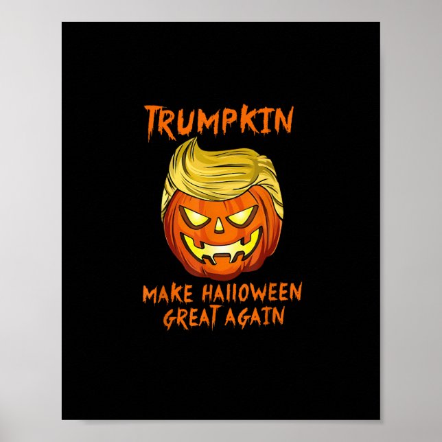Póster Trumpkin vuelve a hacer grande a Halloween (Frente)