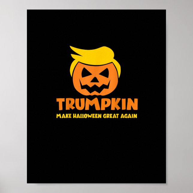 Póster Trumpkin vuelve a hacer grande a Halloween (Frente)