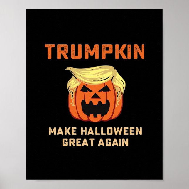 Póster Trumpkin vuelve a hacer grande a Halloween - Bomba (Frente)