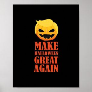 Póster Trumpkin vuelve a hacer grande a Halloween - Calab