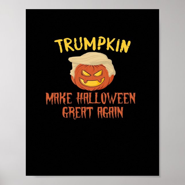 Póster Trumpkin vuelve a hacer grande a Halloween - Graci (Frente)