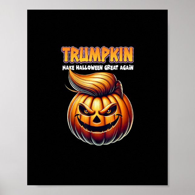 Póster Trumpkin vuelve a hacer grande a Halloween Jack O  (Frente)