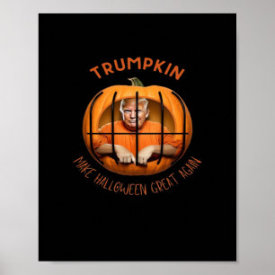 Póster Trumpkin vuelve a hacer grande a Halloween - másca