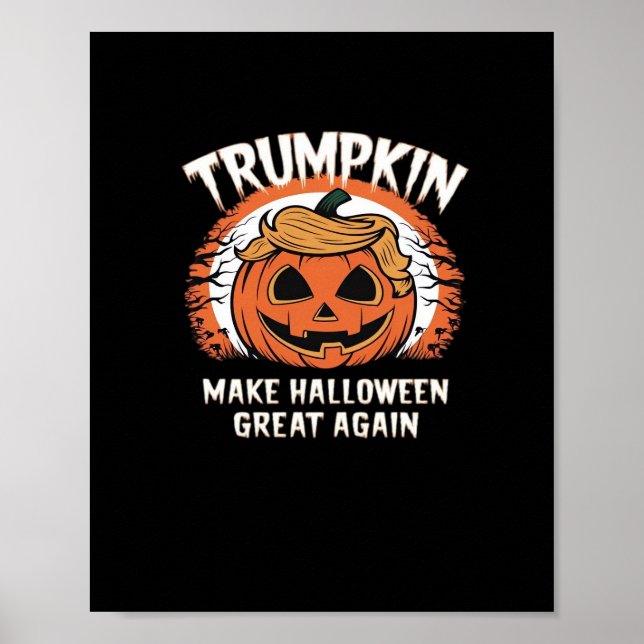 Póster Trumpkin vuelve a hacer que Halloween sea genial (Frente)