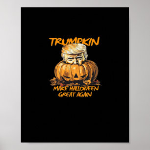 Póster Trumpkin vuelve a hacer que Halloween sea grande -
