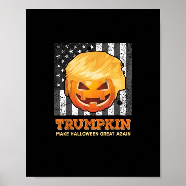 Póster Trumpkin vuelve a hacer que Halloween sea grande (Frente)