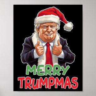 Póster Trumpmas - Santa Claus Donald Trump