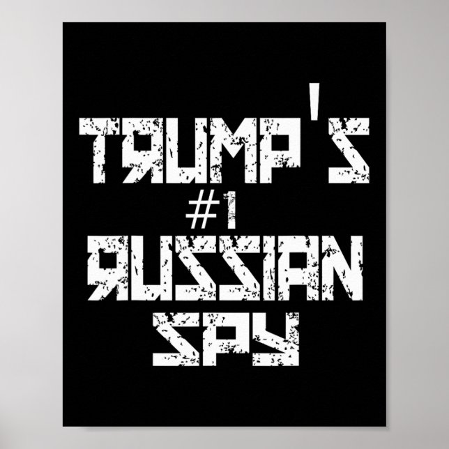 Póster Trump's Russian Spy Funny Conservative Trump  (Frente)