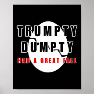 Póster Trumpty Dumpty Tuvo Una Gran Caída Graciosa De Hue