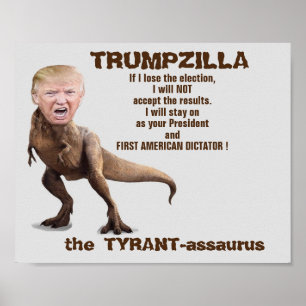 Póster Trumpzilla poster