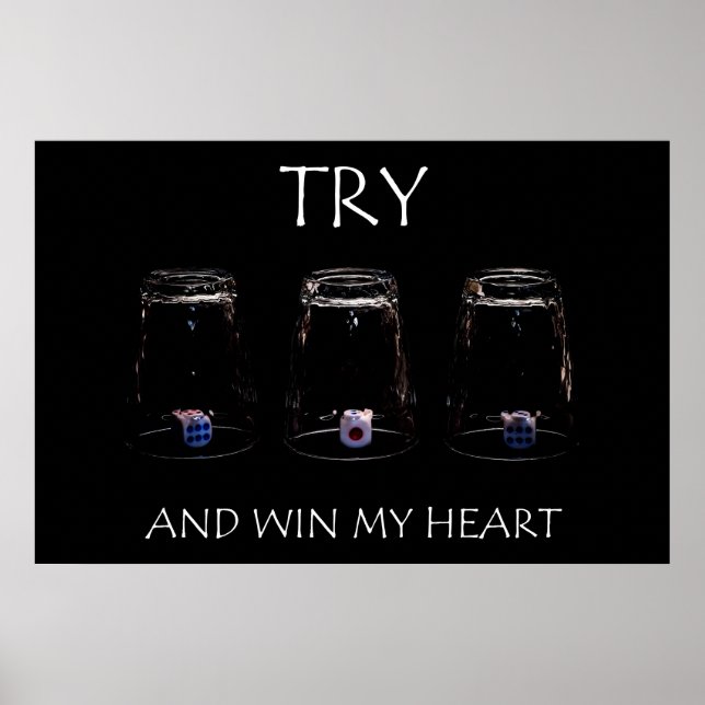 Póster Try and win my heart (Frente)