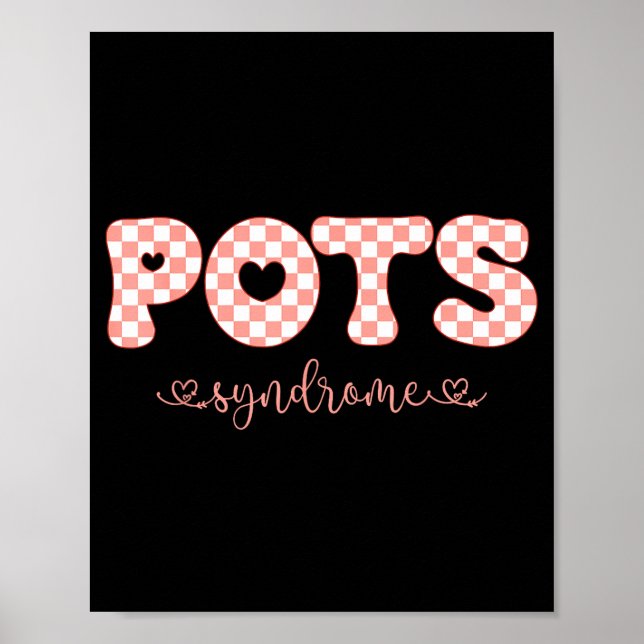 Póster Ts Syndrome Valentine Day Funny Chronic Illness Aw (Frente)