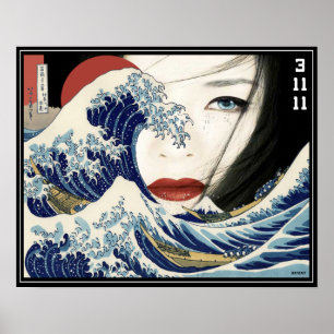 Póster Tsunami Geisha