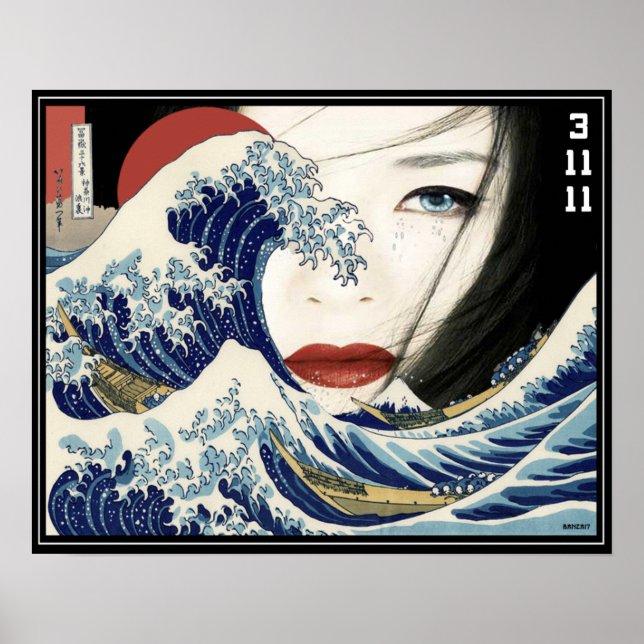 Póster Tsunami Geisha (Frente)