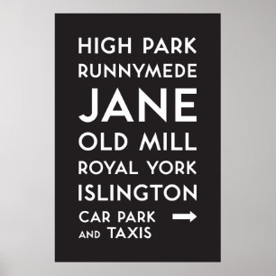 Póster TTC - Poster del Parque Superior Bloor-Danforth