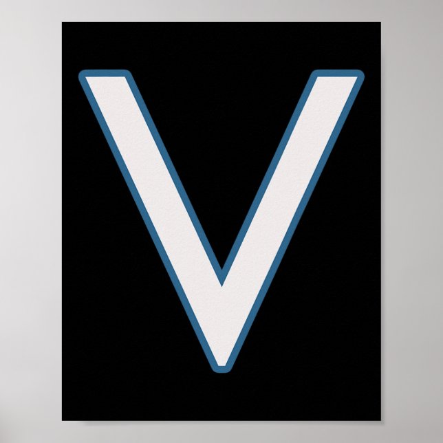 Póster Ttlefield V Letter Games Funny Gaming Video Game A (Frente)