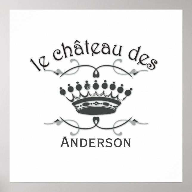 Póster Tu castillo con corona (Frente)