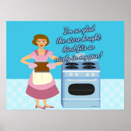 Póster Tu Cheatin Brownies Snarky Housewife