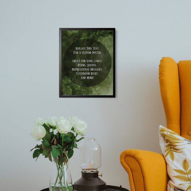 Póster Tu Cita favorita Burbujas poco claras y verdes (Subido por el creador)