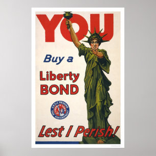 Póster Tú... ¡Compra un bono de libertad! ¡No me muera!